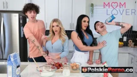 Polskie Amatorskie Danielle Renae & Sheena Ryder have Fuck Fest w/ Stepsons when Husbands are Out S4:E1