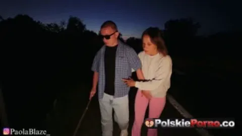 Polskie Porno I helped a blind man cross the street and then I fucked him until he came