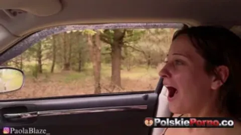Polskie Amatorskie This bitch sat on my car and then on my dick